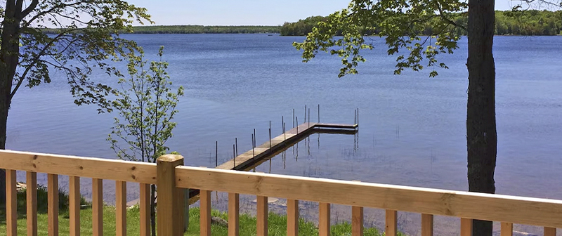 Cottage View of Lake