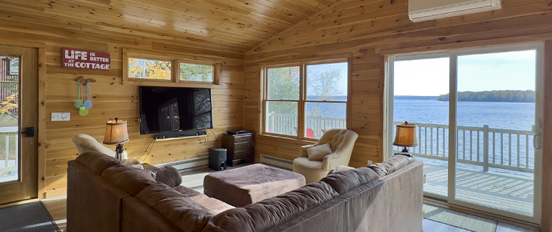 Cottage Living Room View